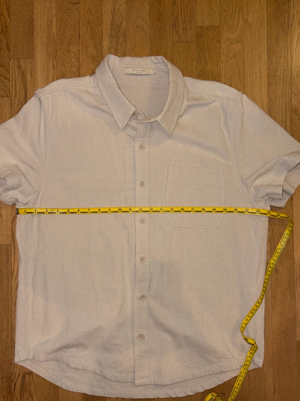 Oversized linen blend button down - Picture 3 of 7